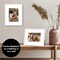 Americanflat Picture Frame with Mat - Modern Design, Shatter-Resistant Glass, Dual Sawtooth Hangers, Ideal for Home and Office Decor